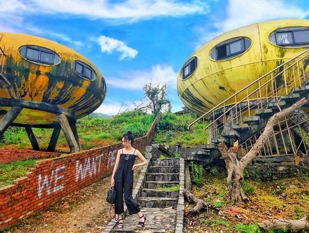 新北景点|飞碟屋遗址|逼逼逼～外星人的家被发现啦!