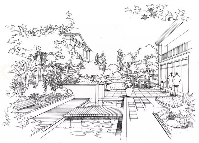 干货景观设计手绘草图大全