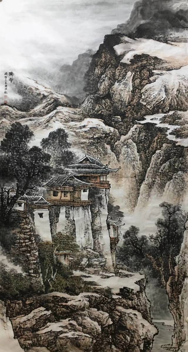 中国书画家协会会员画家张绪洪绘画作品欣赏