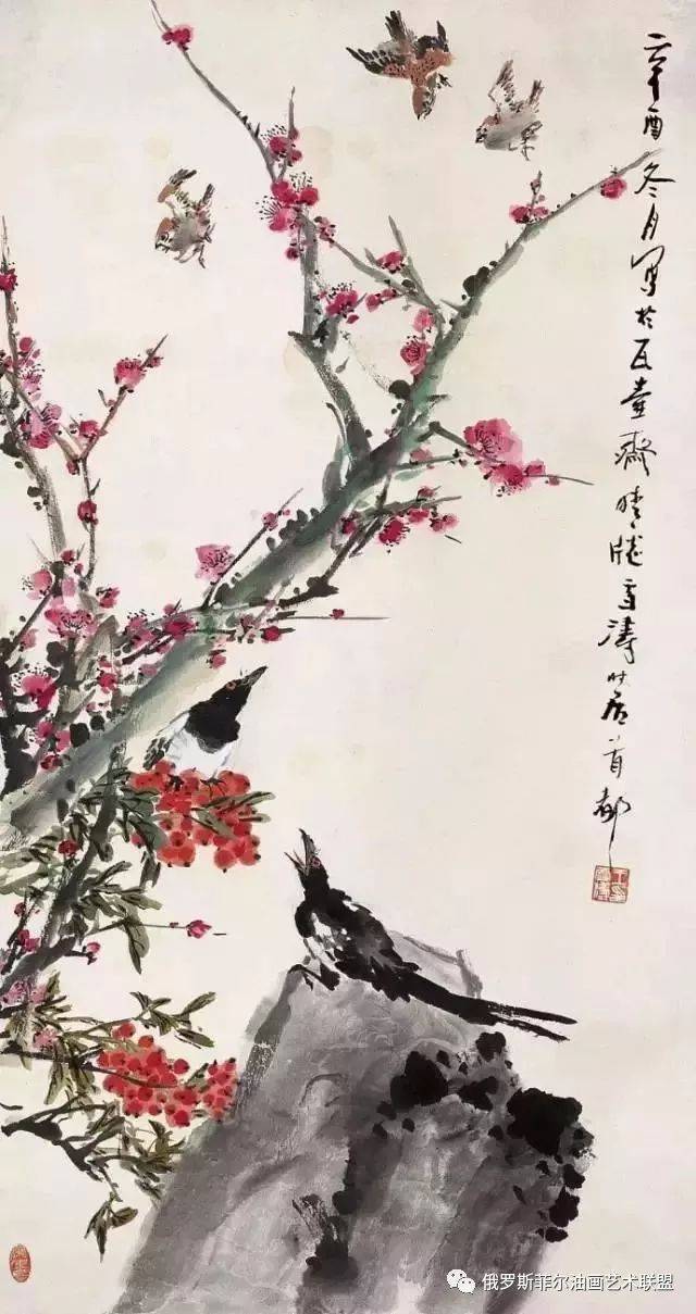 中国額 中国軸 王雪涛在銘 花鸟絵 近現代 中國古美術 中国額 中国軸 王雪涛在銘 花鸟絵 近現代 中國古美術 - メルカリ