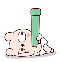 冷兔宝宝和好朋友们带着表情包祝大家 国庆快乐!