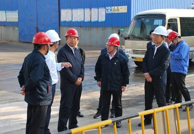 县委书记郭宏县长李旸到丰喜平陆进行节前安全督查