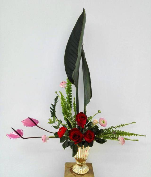 isunflower花艺学院西方插花的8种基本造型