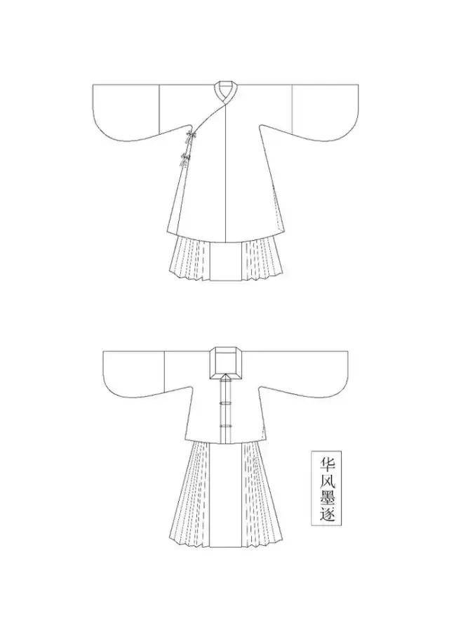 汉服「款式图&结构纸样」合集_手机搜狐网