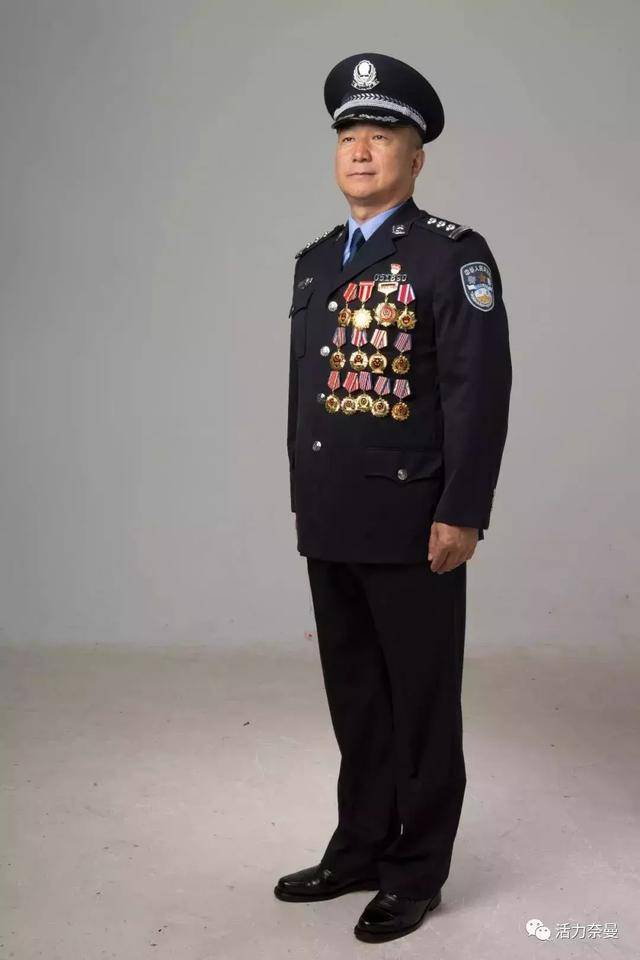 通辽市奈曼旗人民政府副旗长,公安局党委书记,局长张显鹏作为公安英模