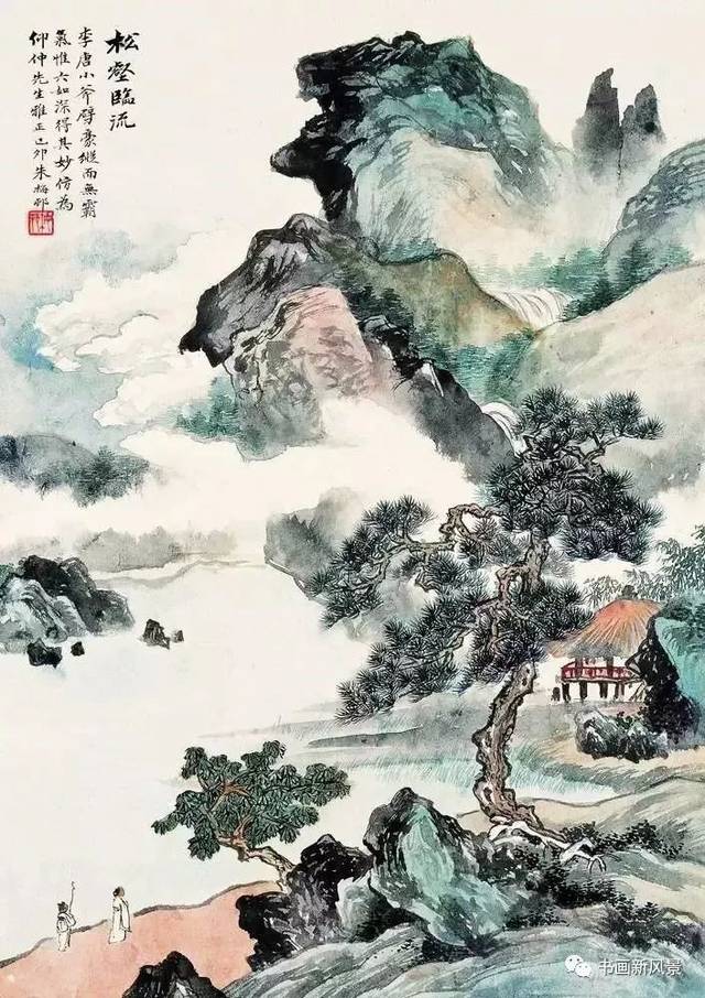 看看大师朱梅邨的山水作品！