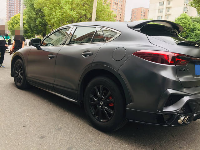 马自达cx-4全车贴膜战斗灰 细节决定品质 霸气侧漏!