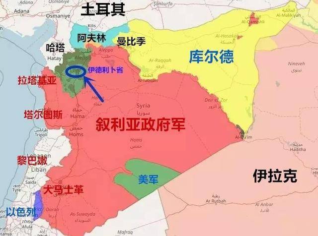 叙利亚2022内战地图图片