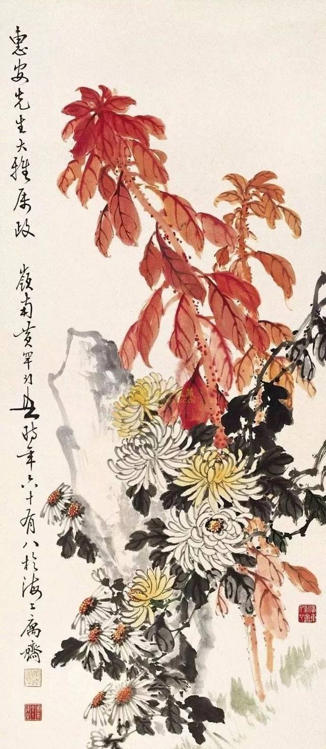 远村秋色如画,不如现在赏菊花