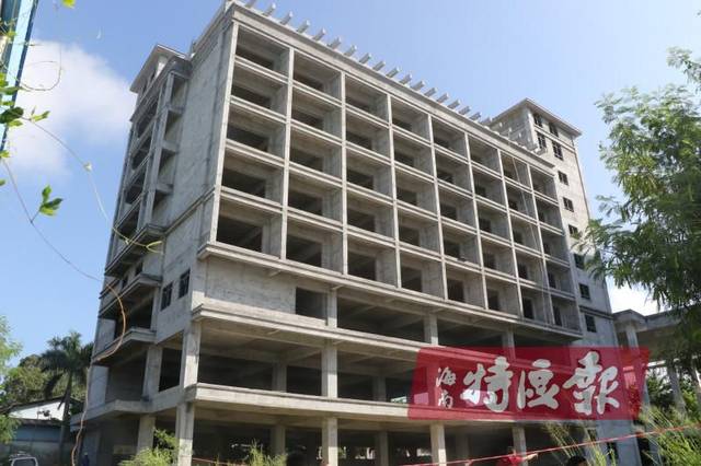 又一栋昌江黄鸿发犯罪团伙8层高特田大厦开拆视频