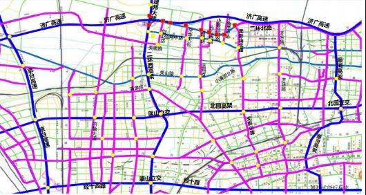 济南市二环北路部分路段改造 绕行方案看这里