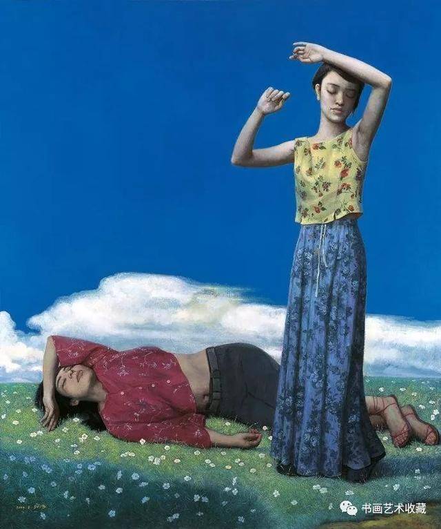 中国油画:绽放的女人,绚烂的青春