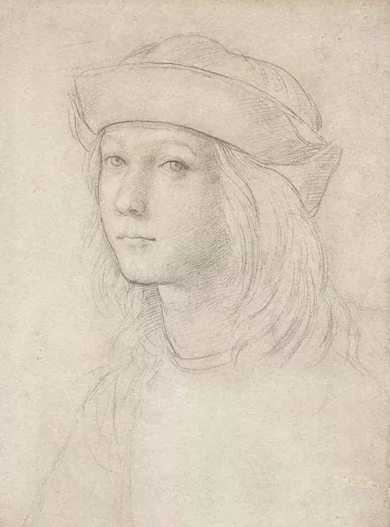 拉斐尔自画像手稿,1500-1501