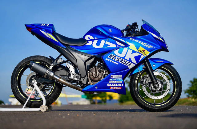赛道蓝才是灵魂铃木gixxer250sfmotogp版公布