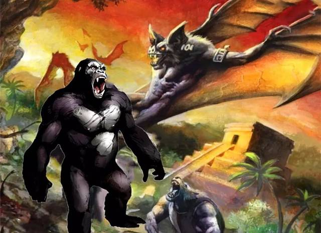哥斯拉大战金刚曝光新泰坦怪兽形象巨型死亡蝙蝠怪物登场