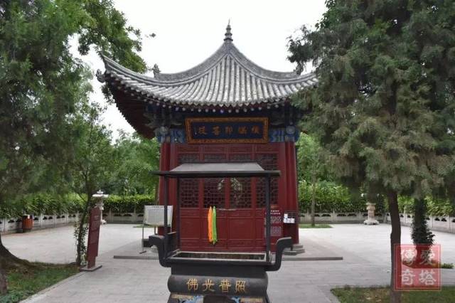 原创陕西西安鄠邑区草堂寺鸠摩罗什舍利塔