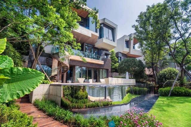 麓湖生态城·黑钰岛,一件水城上的艺术孤品.