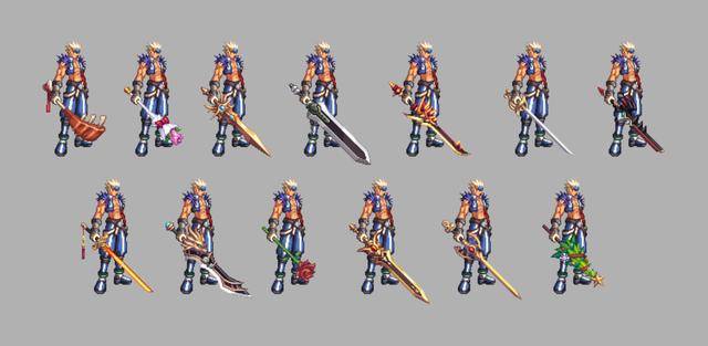 dnf:勇士对决全职业绝版武器装扮展示,女鬼剑鱼竿装扮必选