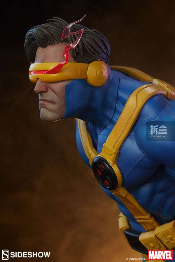 Sideshow 漫威漫画《X战警/X-men》镭射眼Cyclops PF雕像_手机 