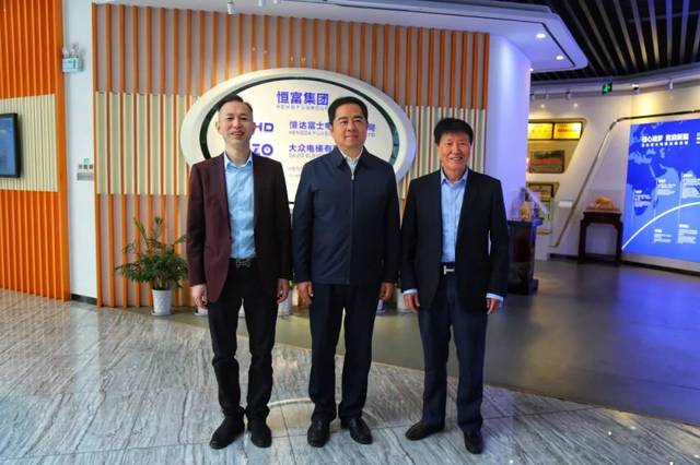 企业热点湖州市市委书记马晓晖一行领导莅临恒达富士电梯调研指导