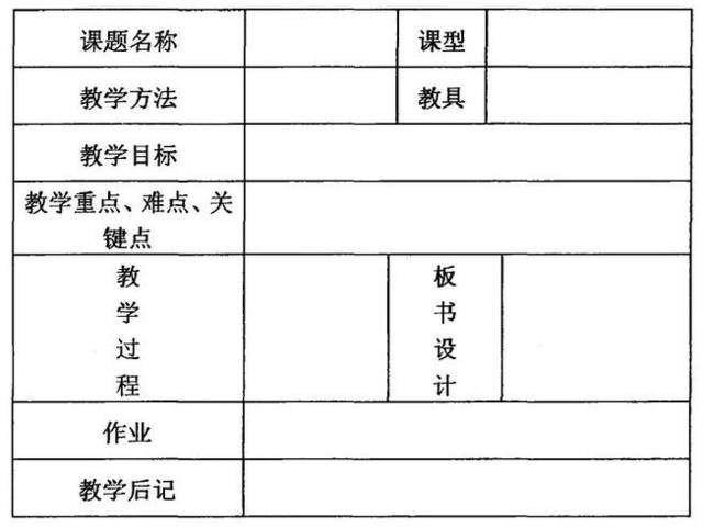 教案怎么写