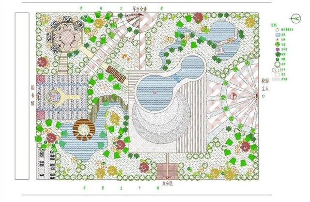 景观园林cad平面图,高清的景观园林cad平面图欣赏大全