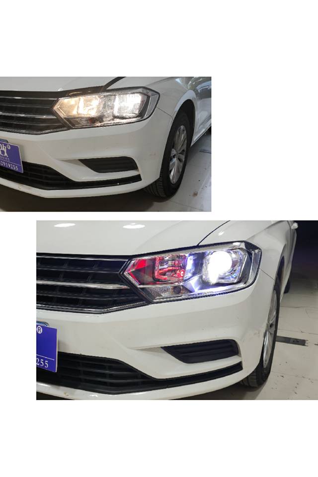 镇江改灯 大众宝来卤素灯升级led双光透镜 实现2近4远 车头无盲区