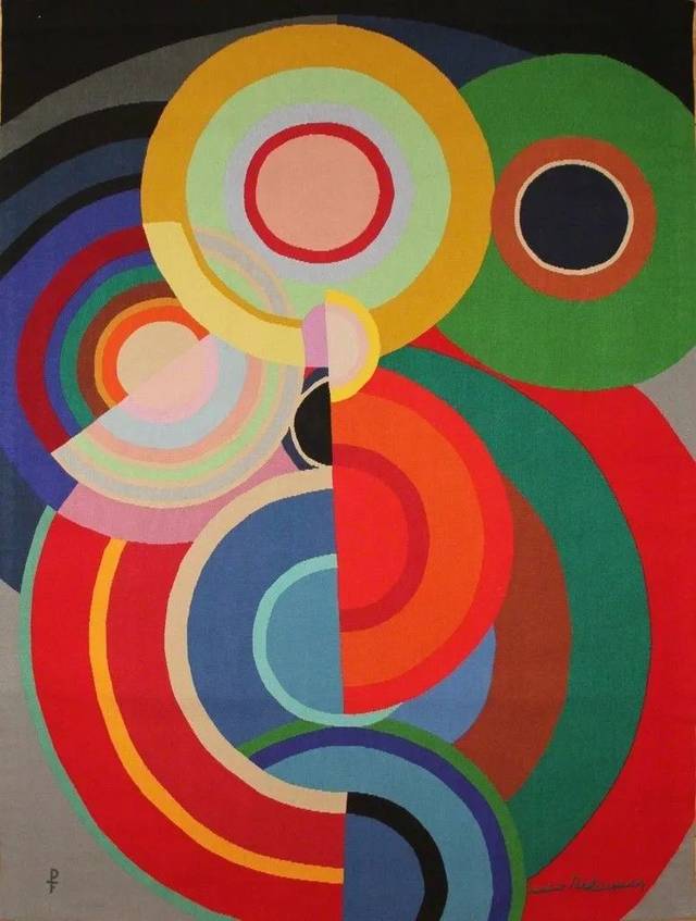 索尼娅·德劳内《petite automne》,170.2×125.7cm,布面油画,1938年