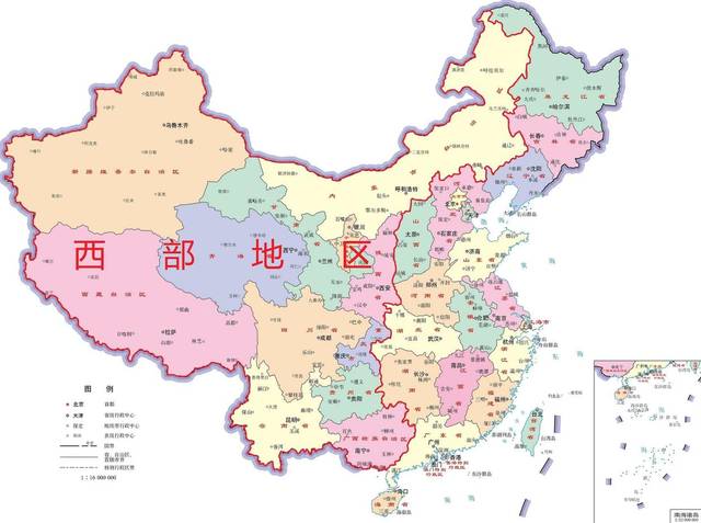 在我国西部地区中哪个省区的天然草地面积最大