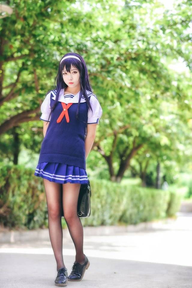 cos:路人女主,霞之丘诗羽jk学姐