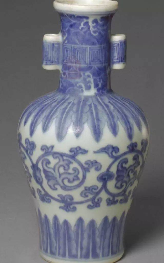 中国古美術　清時代染付山水尊型花瓶【大清雍正年製】在銘 O1CN01TSsqrd1X6ncAa0Dwr_!!