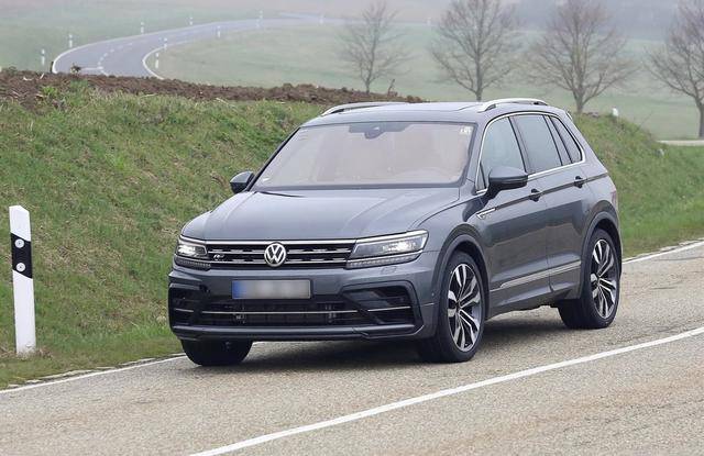 最帅大众"途观"亮相,灰色车身,四出排气,350马力带四驱!