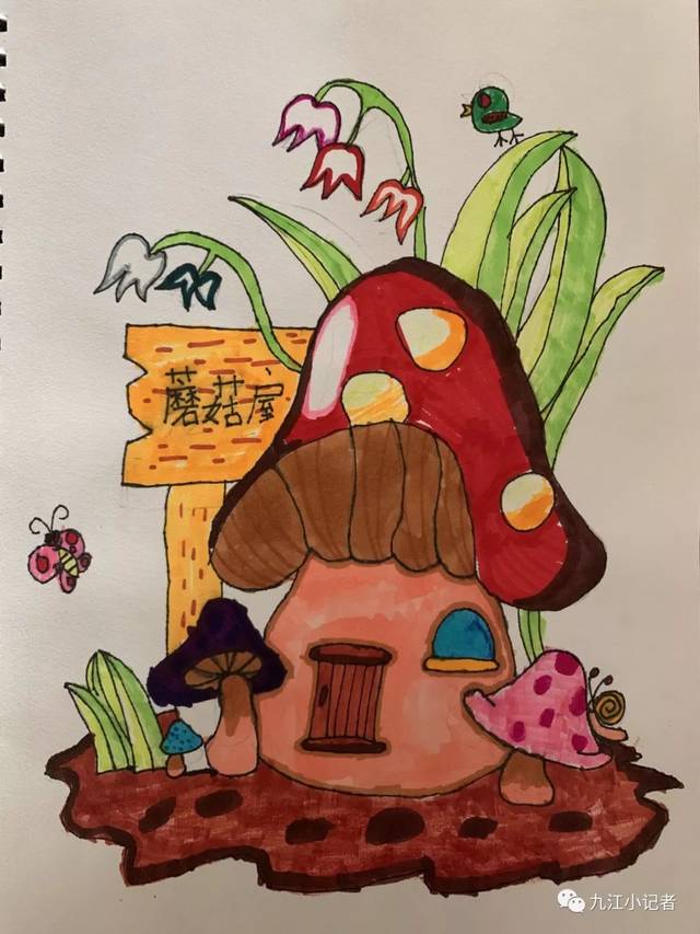 【小画家】小记者优秀绘画作品见报啦!