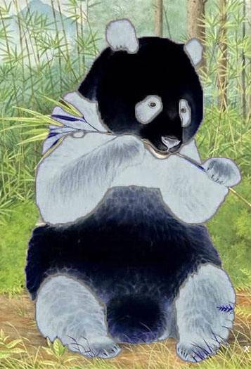将大熊猫颜色互换,黑白颠倒会是啥样子?你赔我眼睛!