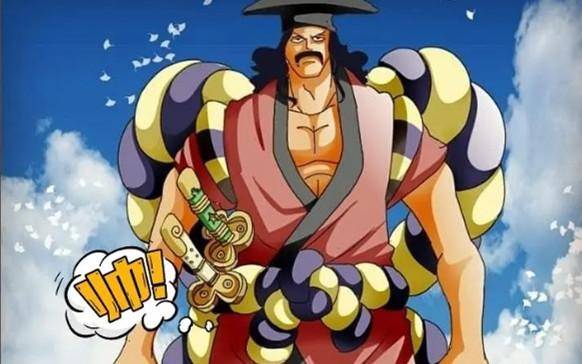 原创海贼王960话: 锦卫门老婆阿鹤年轻时颜值不输日和,御田是个惹事精