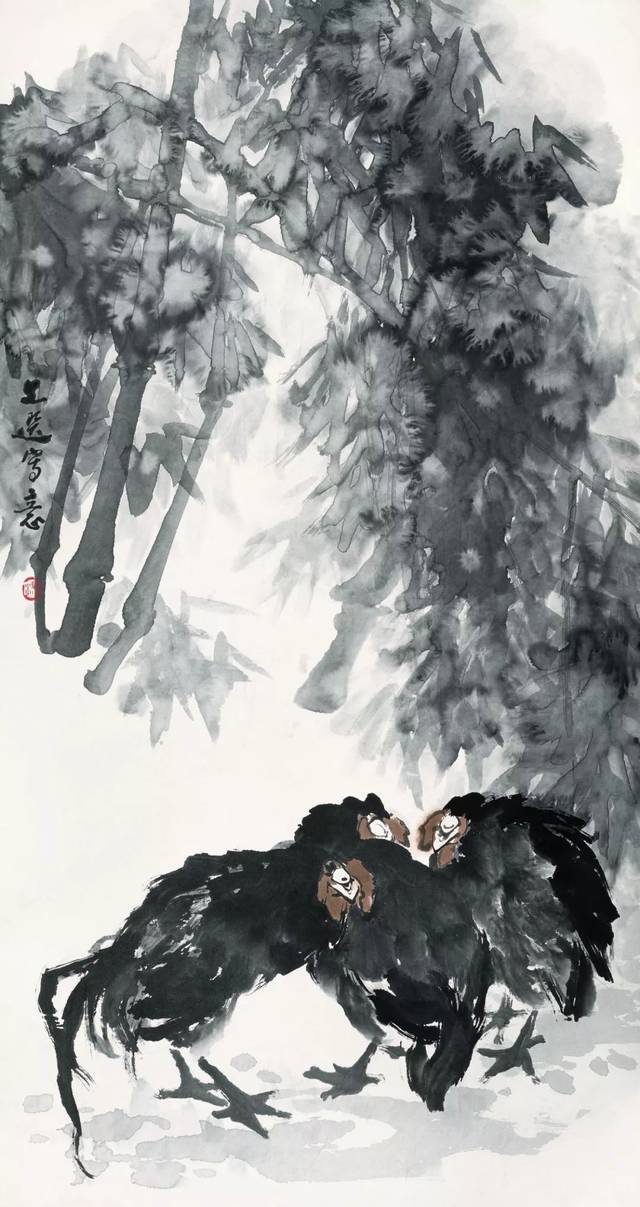 一代水墨画大师汤文选