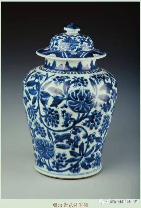 青花染付将軍缶 （物入れ）中国の陶器　時代物　工芸品 青花染付将軍缶 （物入れ）中国の陶器 時代物 工芸品 青花染付