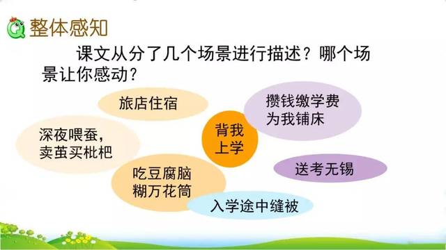 部编版五年级上册第19课《父爱之舟》图文讲解