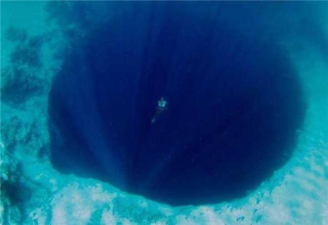 海洋巨大漩涡 黑洞图片