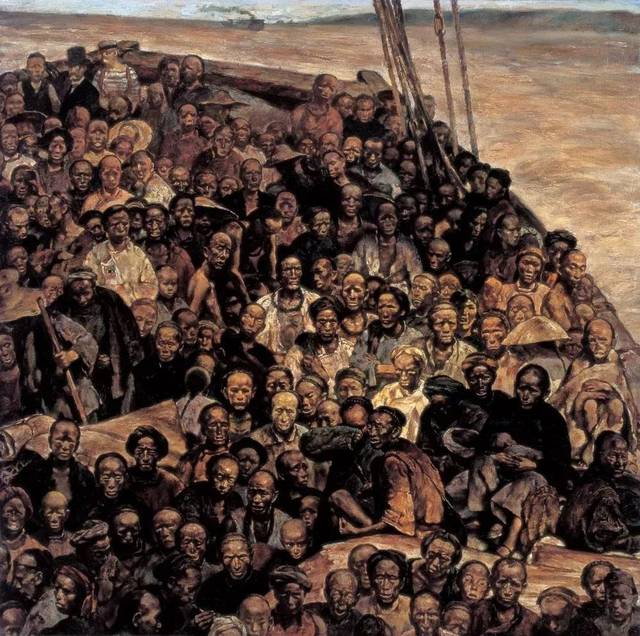 囚禁华工的地方,称"猪仔馆", 运载掠卖华工的船只被称为"猪仔船".