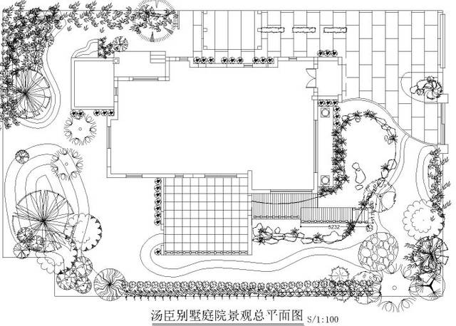 园林绿化cad图纸园林绿化cad图纸设计免费素材图例大全