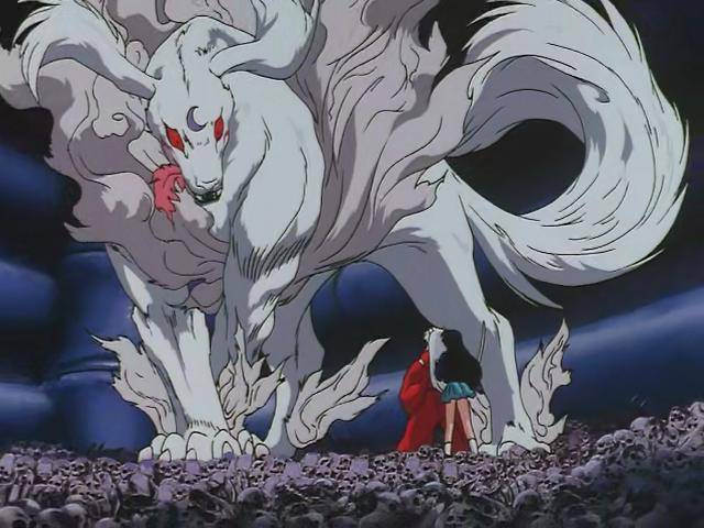 犬夜叉 杀生丸的犬妖真身看起来并不强 为何他还要用 杀生丸变身犬妖的图片 双偶网