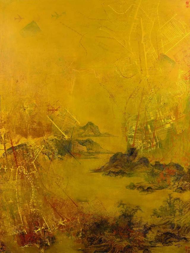 2  布面油画 230×150cm  何军  本命年  布面油画 156×200cm  何臻