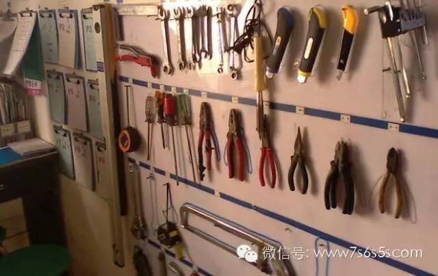 工具5s管理-50张图解工具现场管理及摆放图片模板