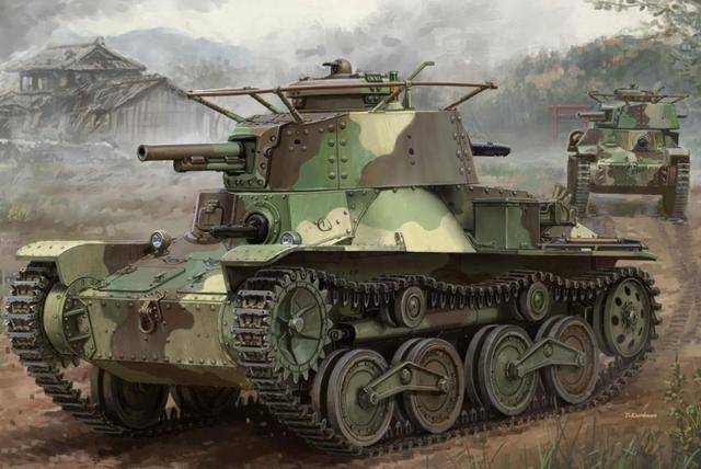 二战日本最成功坦克97式中型坦克美苏完虐亚洲称王