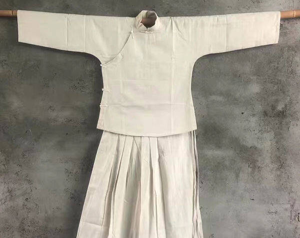孝服孝裤子大图,白孝服的裁剪图片,白孝服_大山谷图库