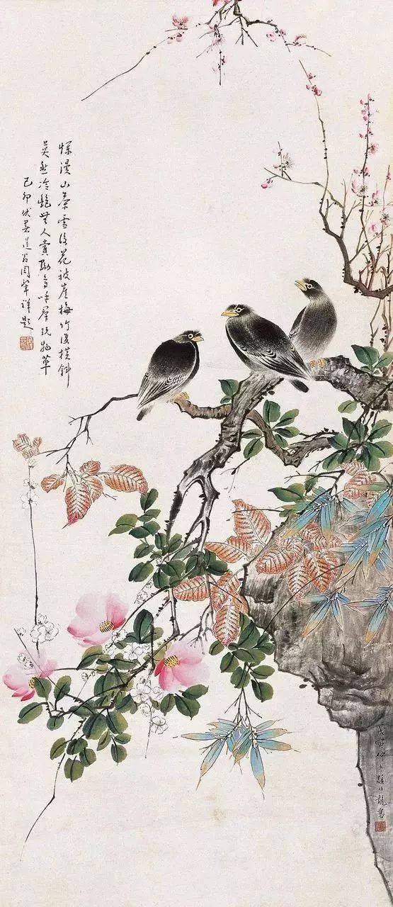 颜伯龙——颜氏“兼工代写”花鸟100幅_搜狐网