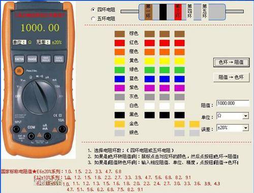 色環電阻分為五環和四環_區別是什麼