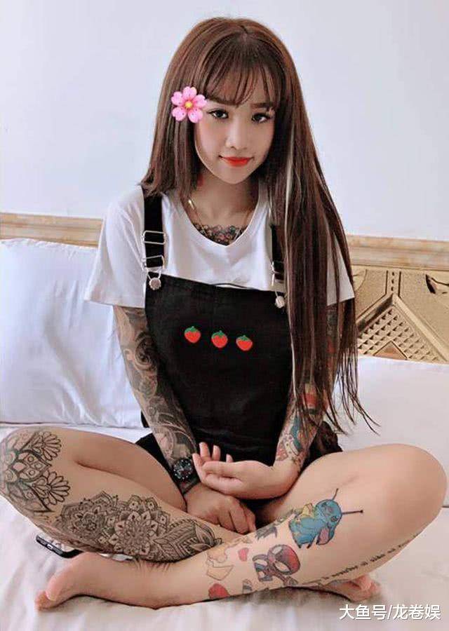 越南19岁女孩全身上下都是纹身!被批太任性!
