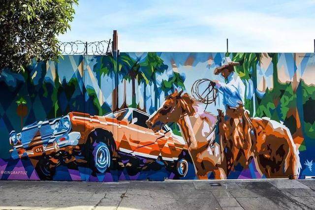 洛杉矶:在涂鸦墙拍照,你看起来真网红